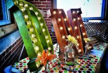 DIY Guest Book Wood Marquee Letters